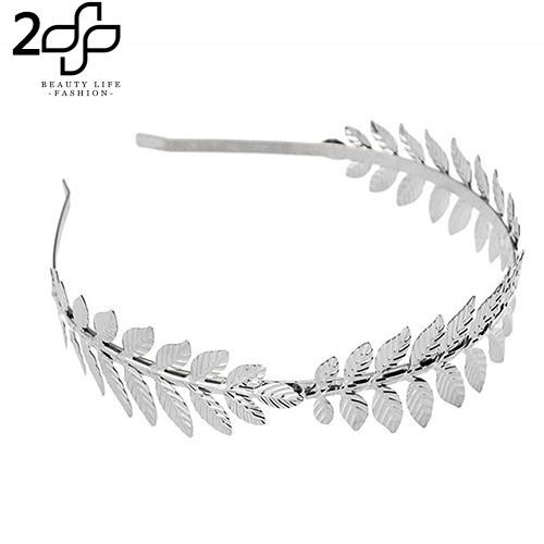 Băng đô cài tóc hình nhành cây bằng kim loại