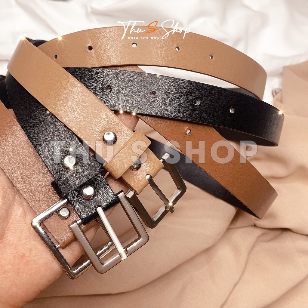Thắt lưng da PU nữ THUS phụ kiện quần áo váy kiểu Hàn Quốc [1C NGẪU NHIÊN] THUSPK06