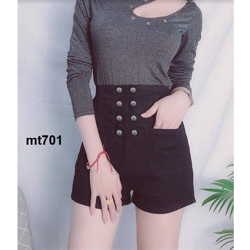 Quần short kaki nữ 8 nút 2 túi mẫu 67 MT701, mt1104, mt1105, mt1077, mt261