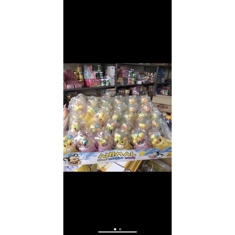 Máy bắn kẹo hình bò đáng yêu