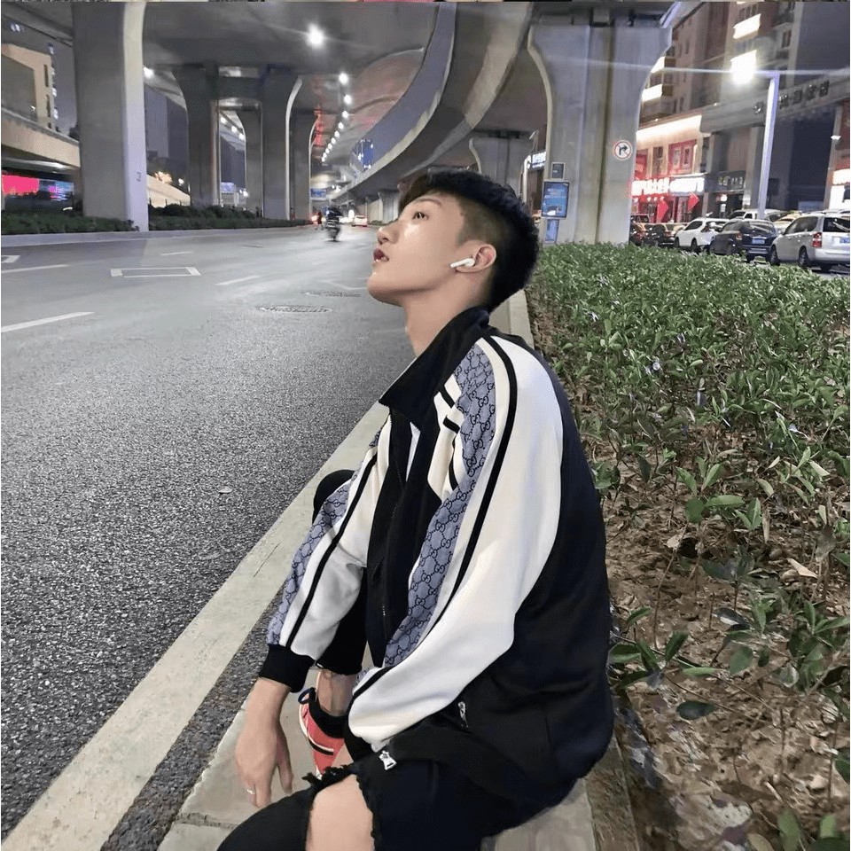 ÁO KHOÁC NAM PHỐI SỌC VIỀN THỜI TRANG SIÊU ĐẸP PHONG CÁCH HÀN