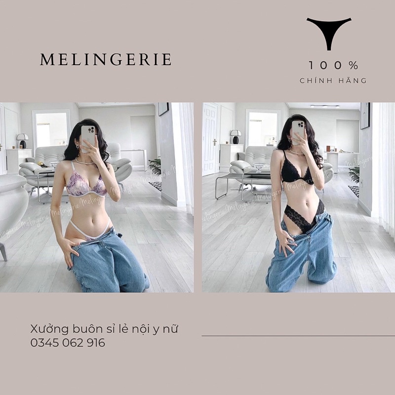 GIÁ HUỶ DIỆT ‼️ Bộ đồ lót không gọng mút mỏng MELINGERIE