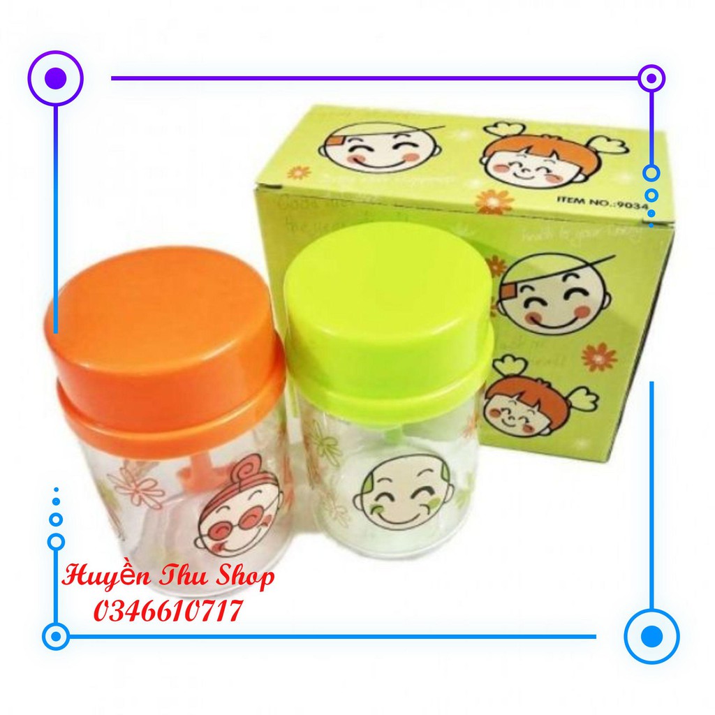 Bộ 2 lọ thủy tinh đựng gia vị