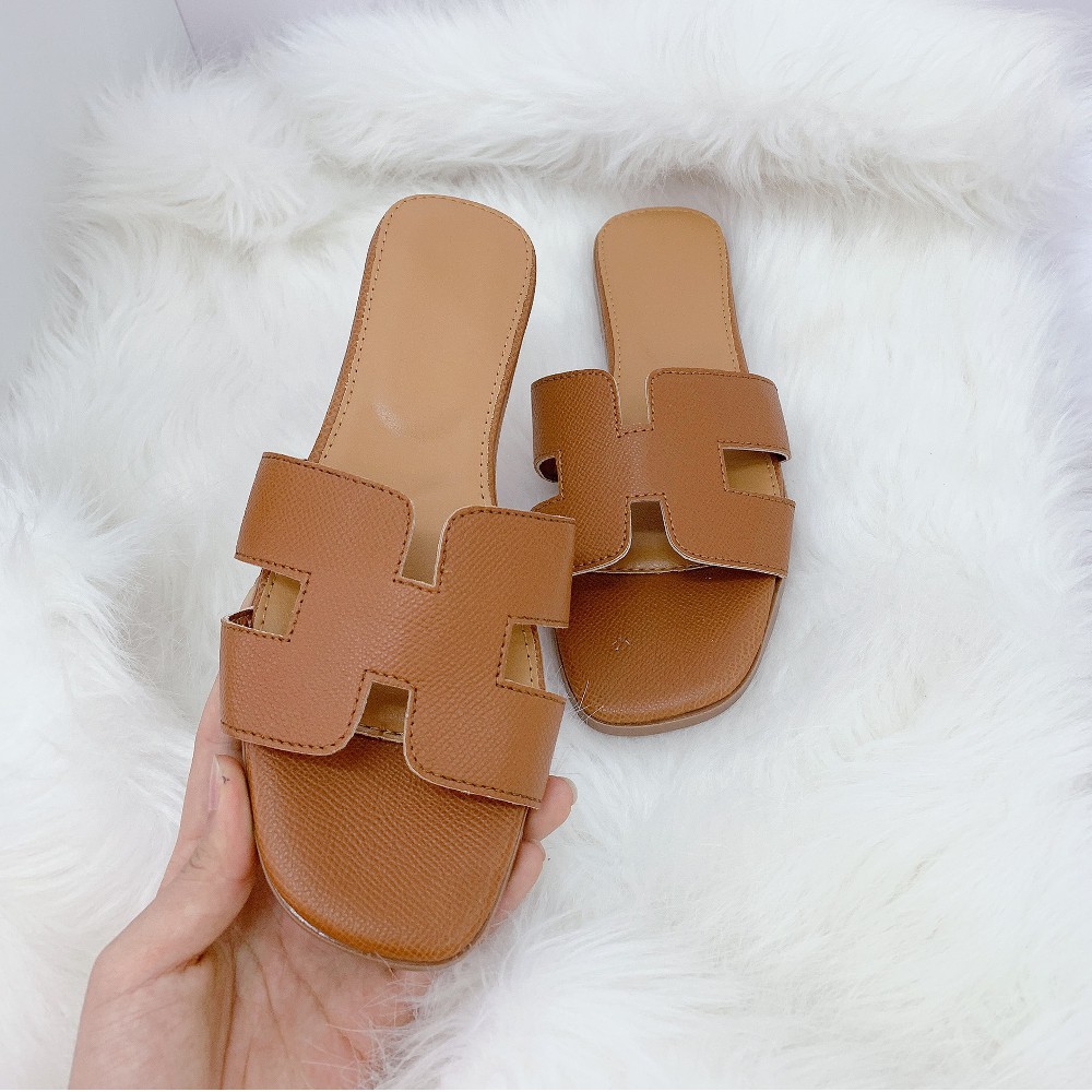 Dép Quai Ngang Chữ H 3 màu Nữ Siêu Đẹp