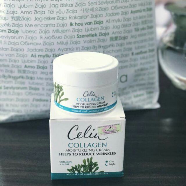 ✅【CHÍNH HÃNG】KEM CHỐNG NHĂN COLLAGEN CELIA COLLAGEN MOISTURIZING CREAM HELPS TO REDUCE WRINKLES