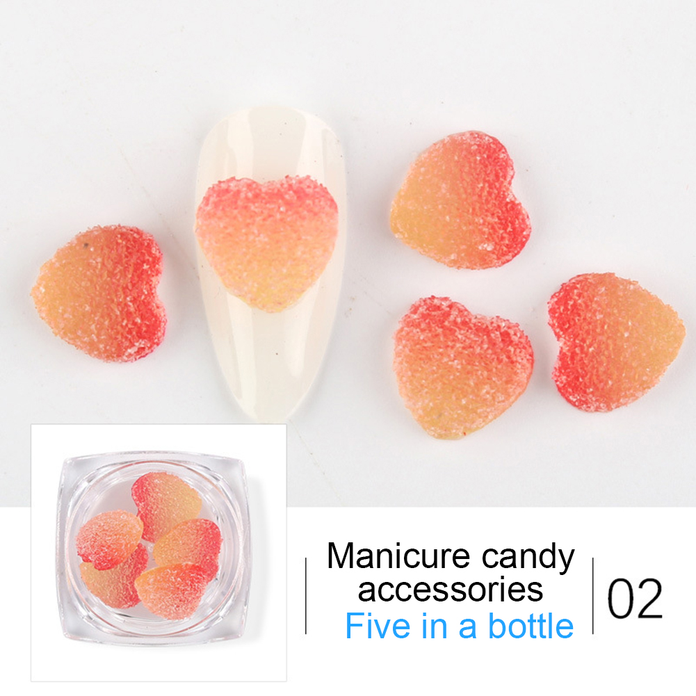 [Hàng mới về] Set 2 Hộp Phụ Kiện Trang Trí Móng Tay Nghệ Thuật