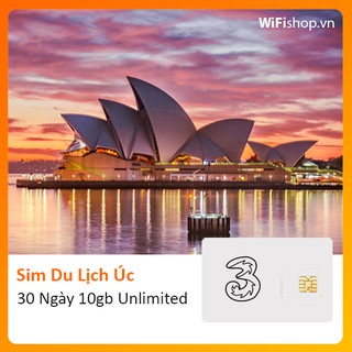 Sim Du Lịch Úc 30 Ngày 12gb Unlimited