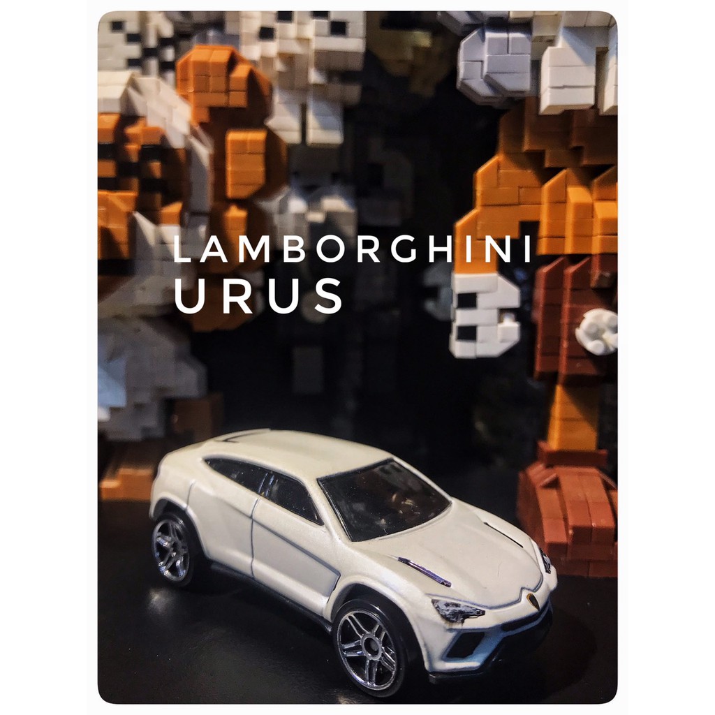 Xe mô hình Hot Wheels Loose Lamborghini Urus - White - tỉ lệ 1:64
