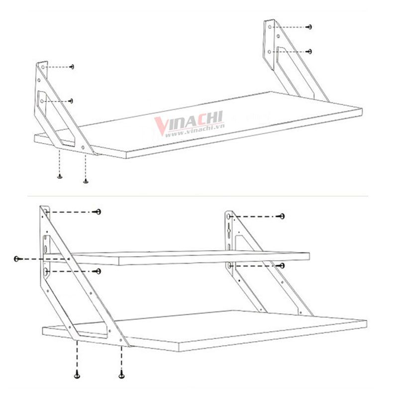 Bass ke góc vuông inox hàng cao cấp