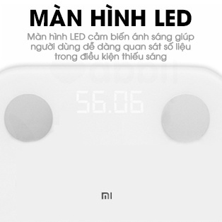 Cân điện tử xiaomi  Smart Scale Gen 2 kết nối Bluetooth Cân đo sức khỏe điện tử mijia body fat scale 2