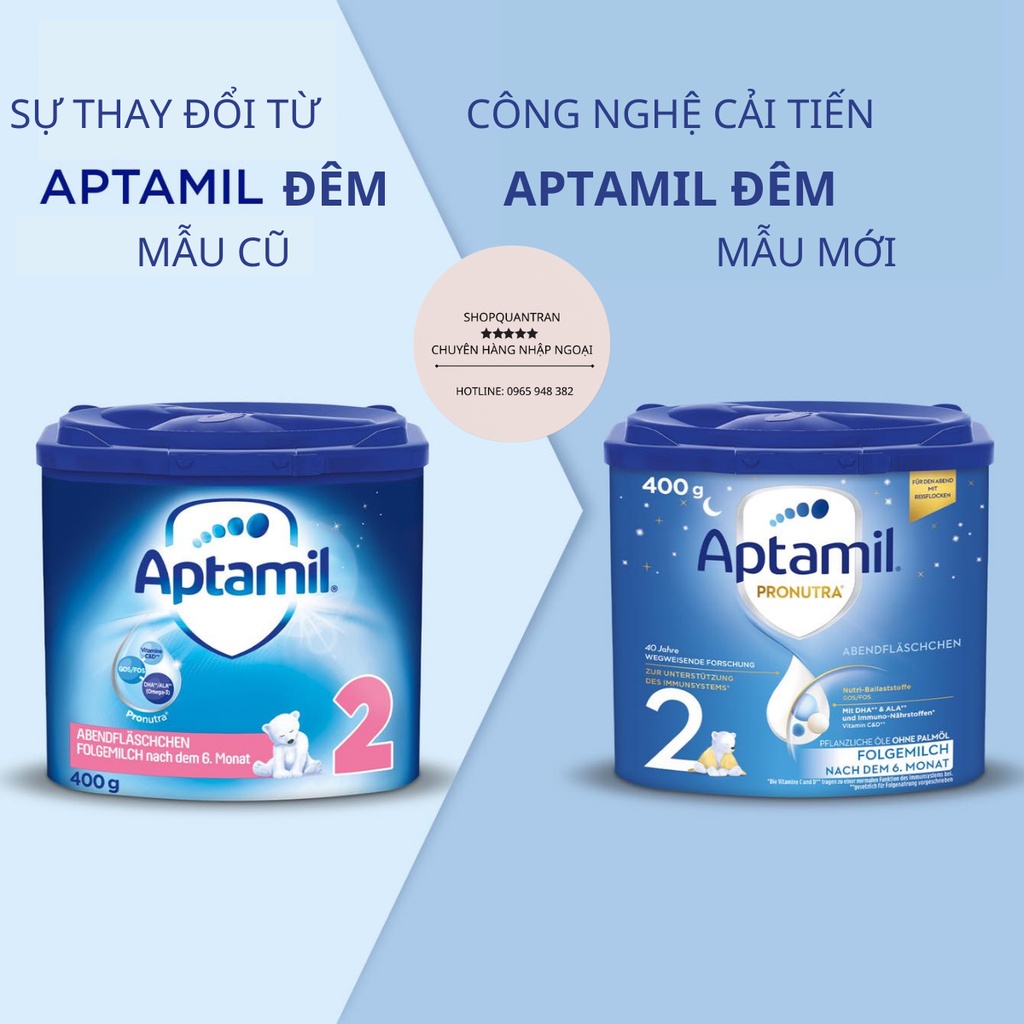 Sữa Aptamil Abend Đức Hộp 400G (Date 2023) - Sữa Aptamil Ban Đêm Cho Bé Ngủ Ngon Chính Hãng Giá Tốt