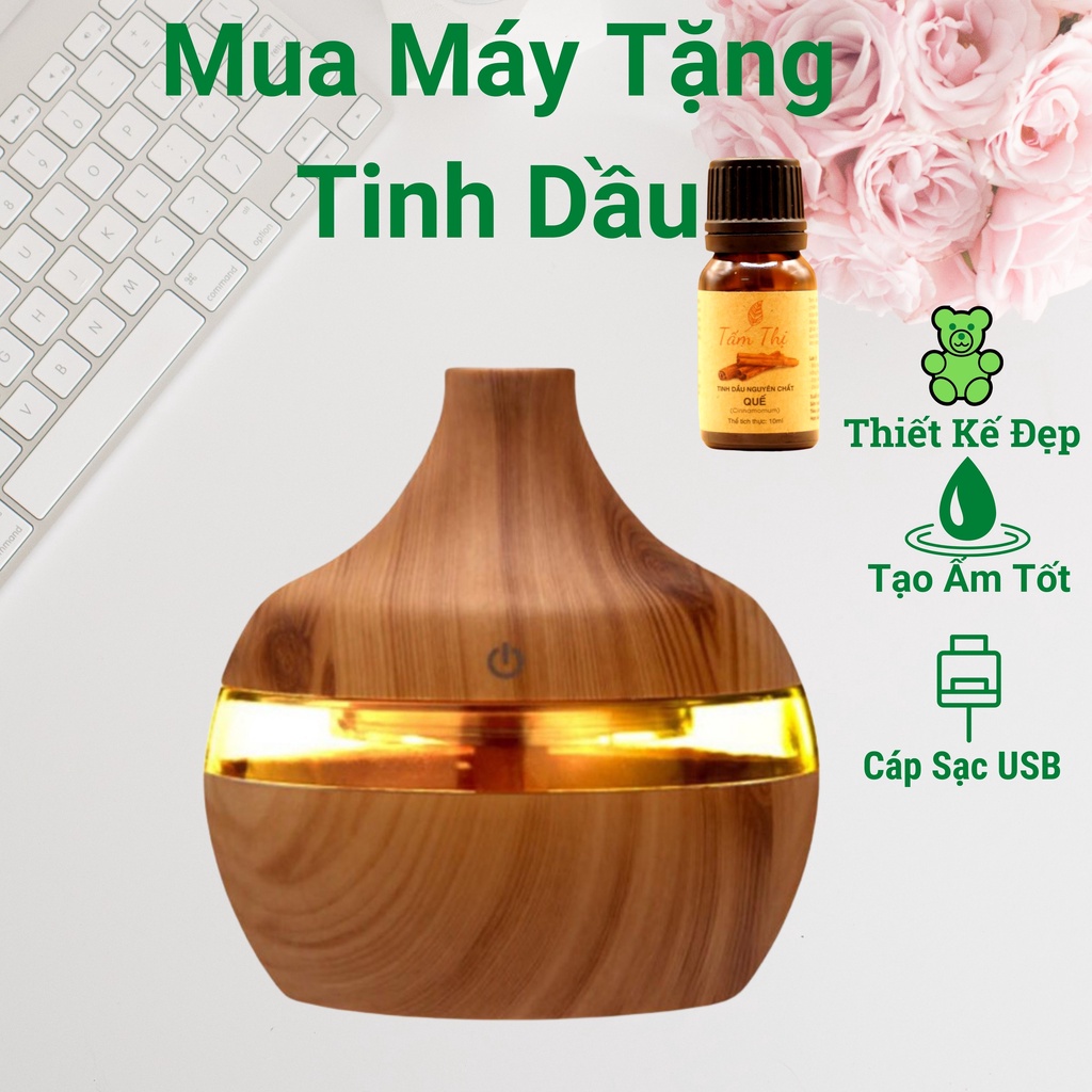 Máy Xông Tinh Dầu Phòng Ngủ Aroma Máy Khuếch Tán Tinh Dầu Phun Sương Toả Hương Tạo Ẩm Thơm Mát Phòng Và Đuổi Muỗi