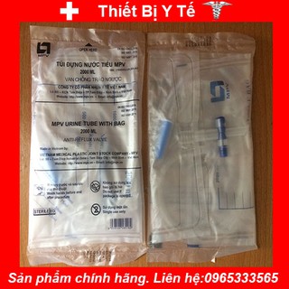 Túi đựng nước tiểu y tế van khóa chữ T chính hãng MPV