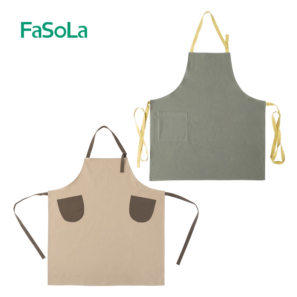 Tạp dề FASOLA 100% vải cotton FSLZF-087