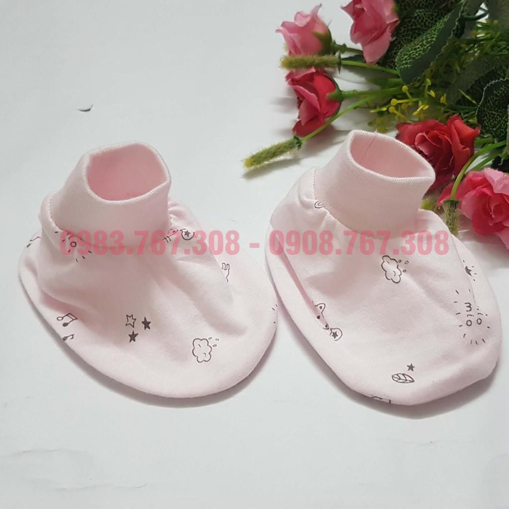 COMBO 2 Đôi Bao Tay + 2 Đôi Bao Chân Miomio Cotton Cho Bé [MIO Việt Nam]