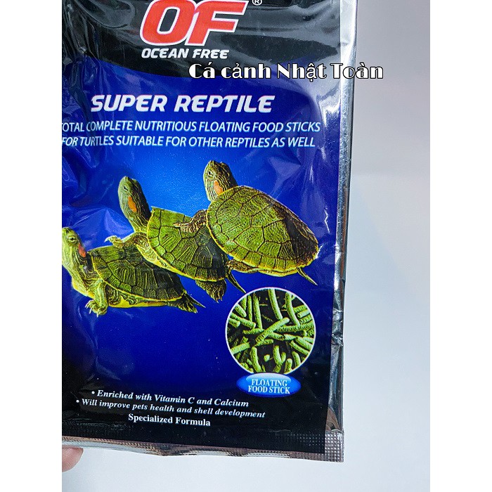 GÓI THỨC ĂN CHO RÙA SUPER SEPTILE OCEAN FREE 10G