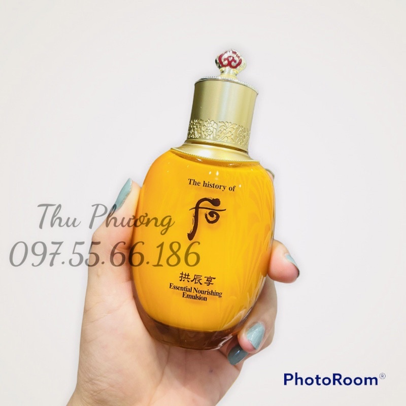 [TÁCH SET]- Sữa dưỡng Whoo vàng bổ sung ẩm nâng cơ 110ml