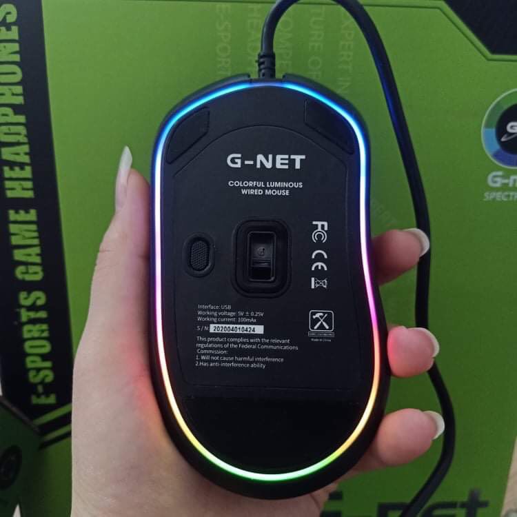 Chuột game G-Net M30 RGB DPI 4000