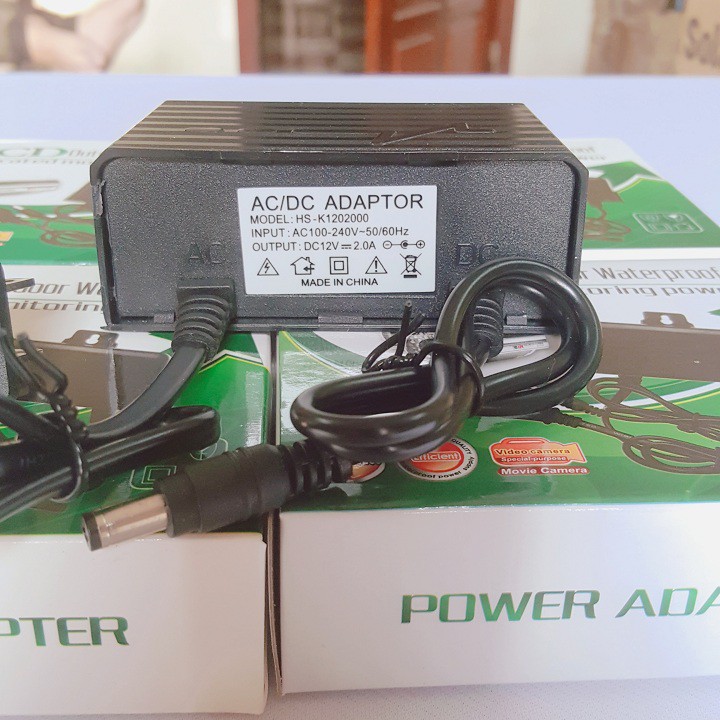 NGUỒN ADAPTER 12V-2A CHỐNG NƯỚC IP66 CHUYÊN DỤNG CHO CAMERA
