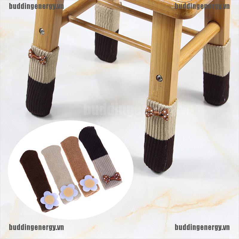 Set 4 Miếng Bọc Chân Bàn Ghế Chống Trượt Tiện Dụng