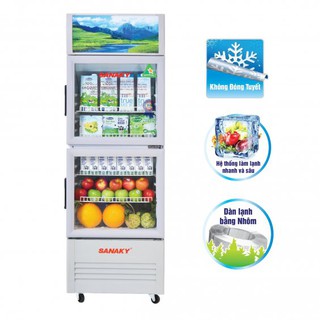 Tủ mát Sanaky VH-258WL 250 lít 2 cánh trên dưới