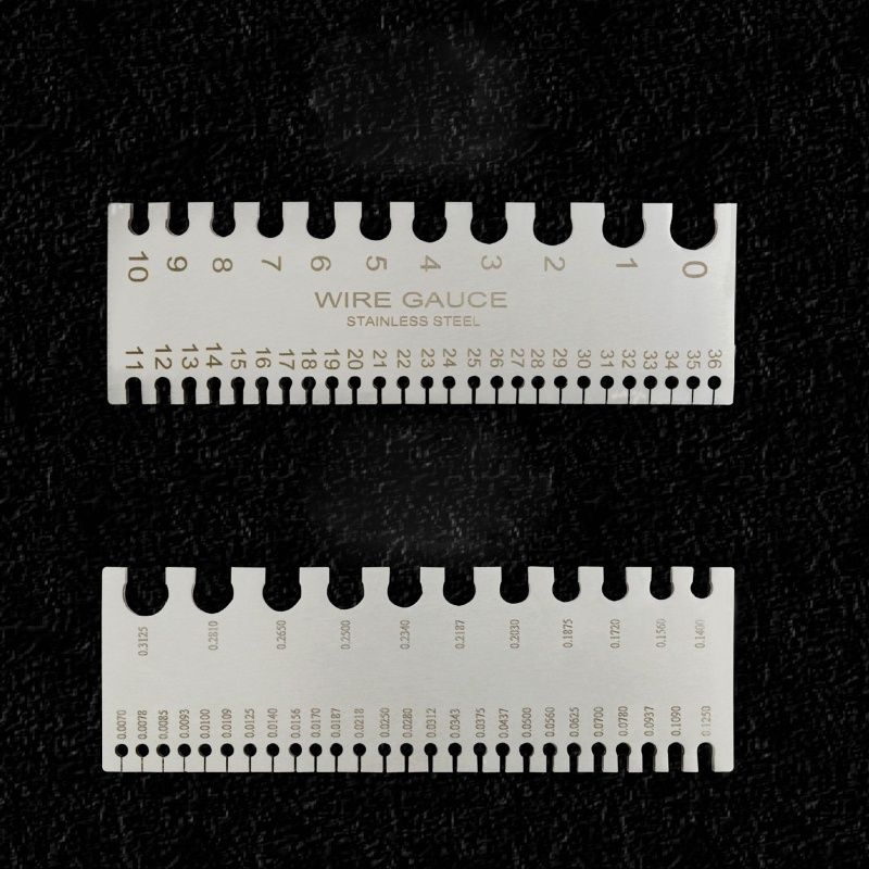 Thước Dây Đo Dày Tấm Thép Không Gỉ Mini Hình Vuông / Lớn