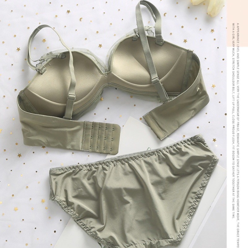 Bộ đồ lót ren sexy cao cấp CharmAiry nâng ngực, không gọng Nơ Đại Dễ Thương | BigBuy360 - bigbuy360.vn