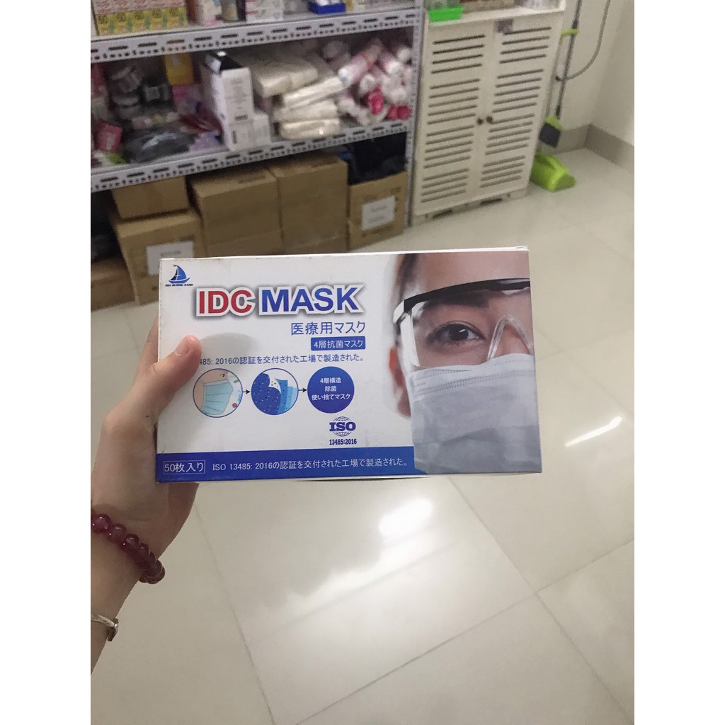 Khẩu trang IDC Mask hộp 50 cái xuất Nhật bản