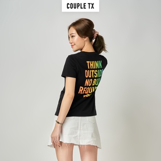 Áo Thun Nữ Couple TX In Thông Điệp Chuyển Màu WTS 2064