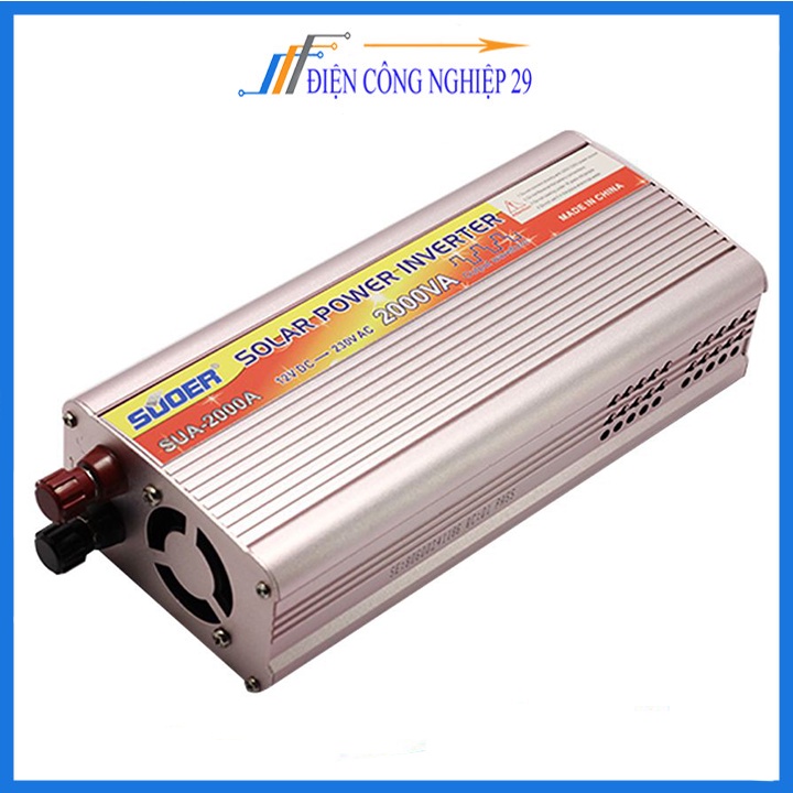 Kích điện solar SDA 12VDC lên 220VAC Sin Mô Phỏng