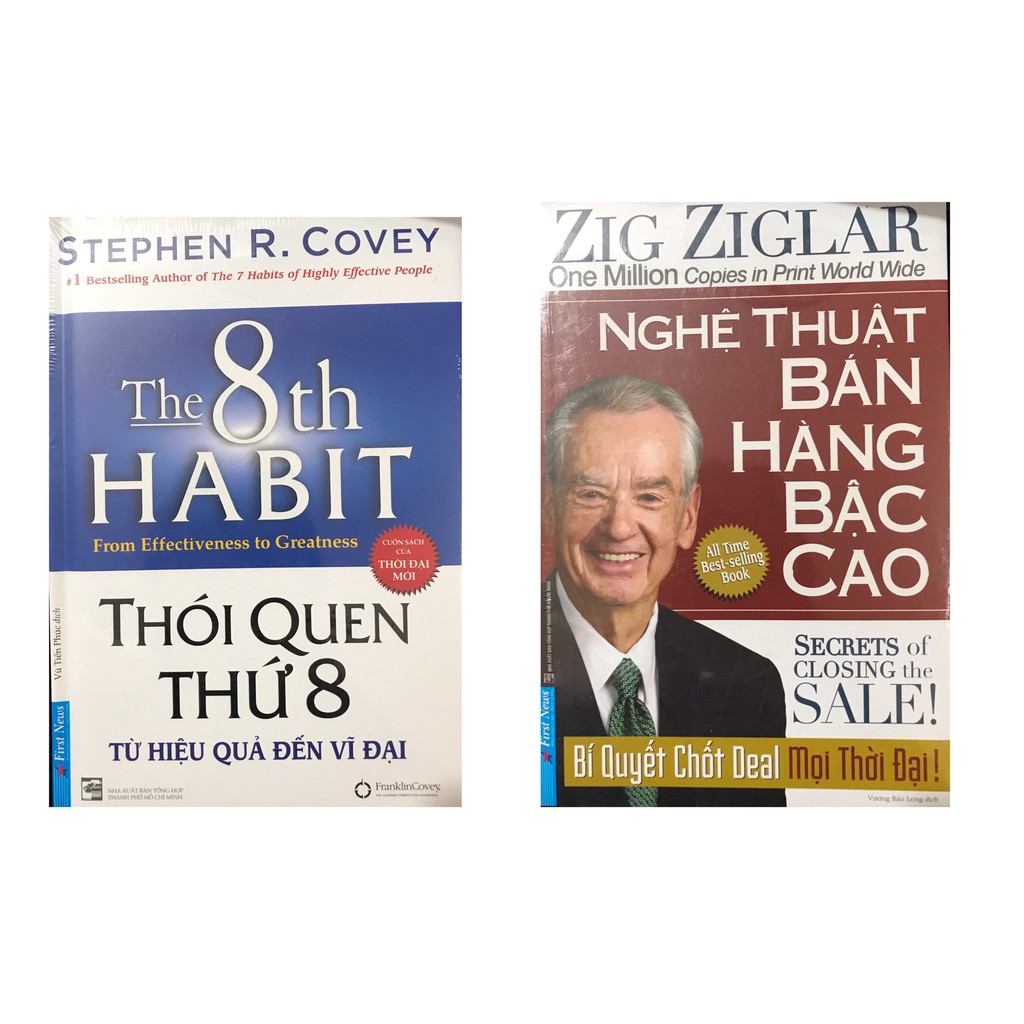 Sách - Combo Nghệ thuật bán hàng bậc cao + Thói quen thứ 8 từ hiệu quả đến vĩ đại