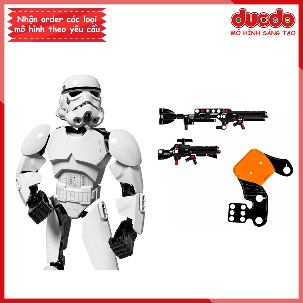 KSZ320 Lắp ghép nhân vật Stormtrooper Commander - Đồ chơi Xếp hình Mô hình Minifigures Star wars 75531