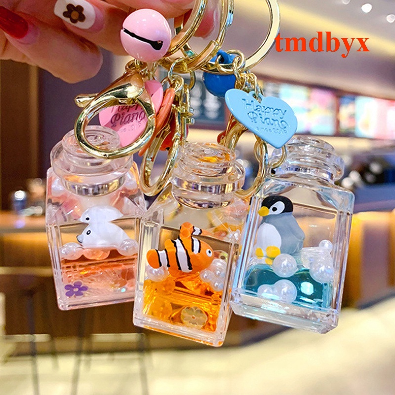 Móc Khóa Hình Động Vật Biển Nổi Dễ Thương Sáng Tạo