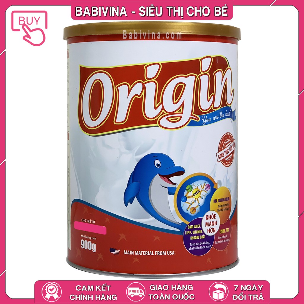 [LẺ GIÁ SỈ] Sữa Origin 900g | Tăng Cân Khỏe Mạnh | Mua Origin Chính Hãng Medibest, Date Mới, Giá Tốt Nhất | Babivina