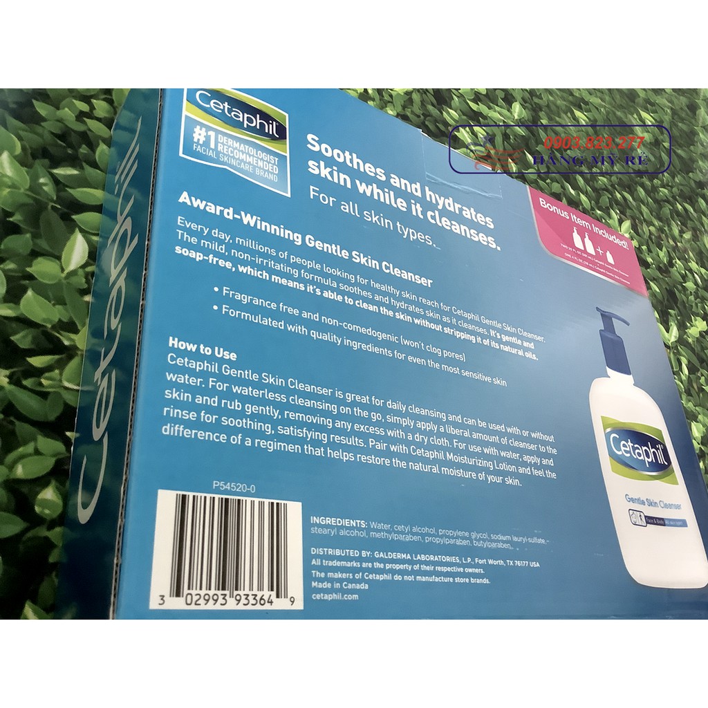 Gel Rửa Mặt Da Nhạy Cảm Cetaphil