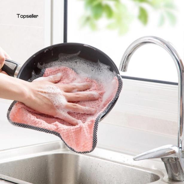 Khăn tay lau bếp đa năng có móc treo🍀 Clovershop68 🍀 | BigBuy360 - bigbuy360.vn