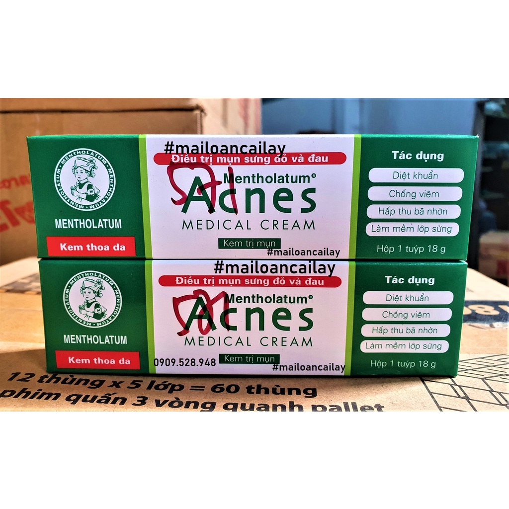 Kem ngừa mụn Acnes Sealing Gel tuýp 18g, giảm mụn đầu đen, mụn cám, mụn bọc cho cả nam và nữ