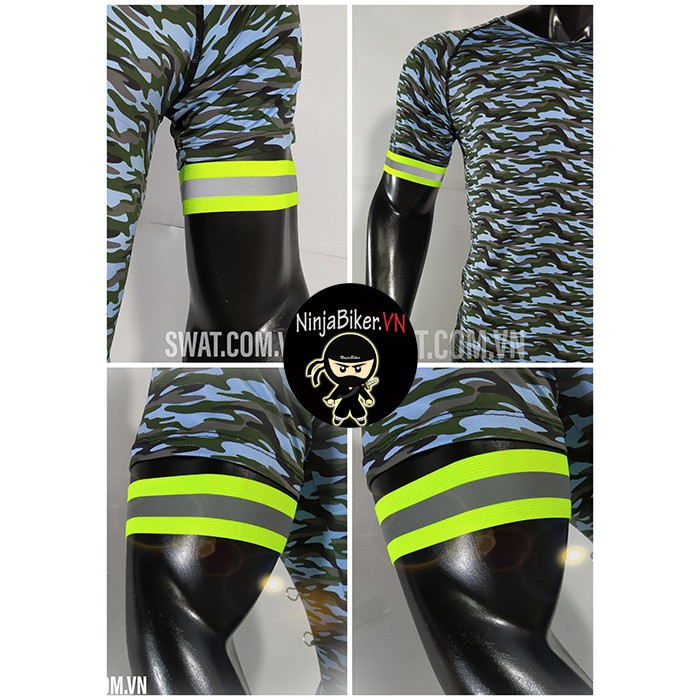 Đai phản quang chân tay thun đàn hồi cao cấp (1 cặp)