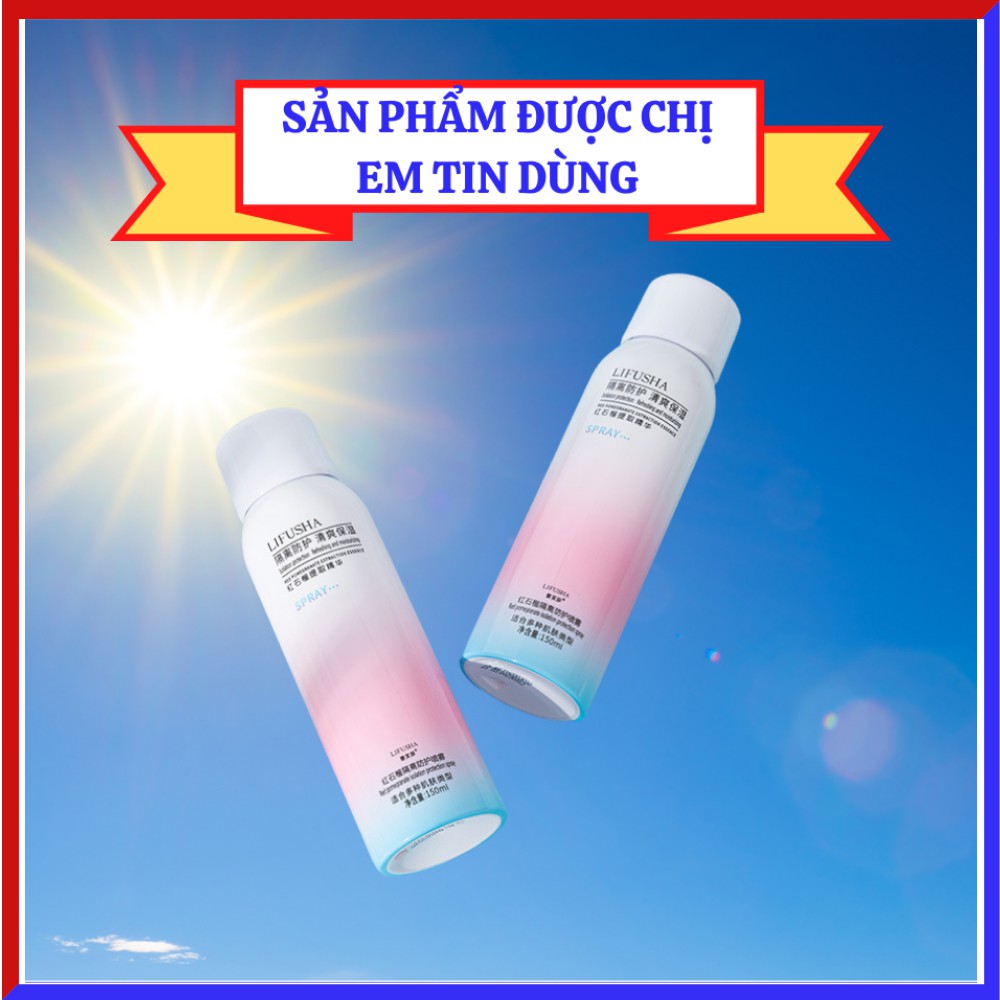 Xịt chống nắng, xịt chống nắng kiểm soát bóng nhờn, bảo vệ da trước các tác hại của nắng TIME HOME.