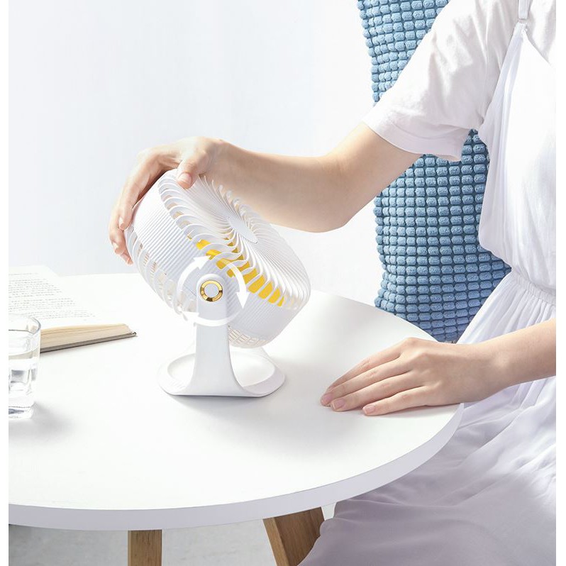 Quạt sạc tích điện mini để bàn văn phòng, bàn làm việc,bàn học | BigBuy360 - bigbuy360.vn