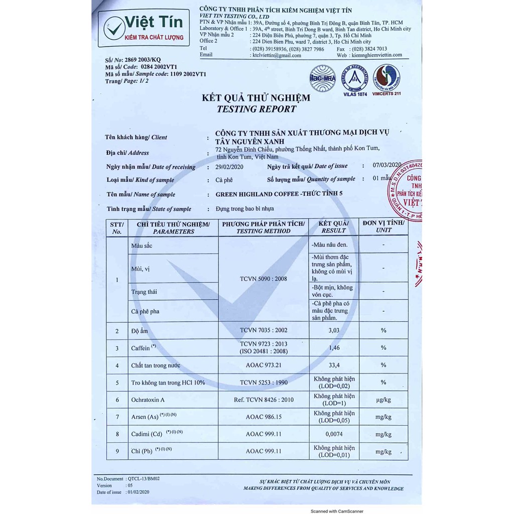 cà phê rang xay nguyên chất pha phin sạch thức tỉnh 5 500gr tây nguyên xanh ocop kon tum | BigBuy360 - bigbuy360.vn