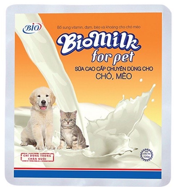 Sữa bột Bio Milk cho Chó Mèo