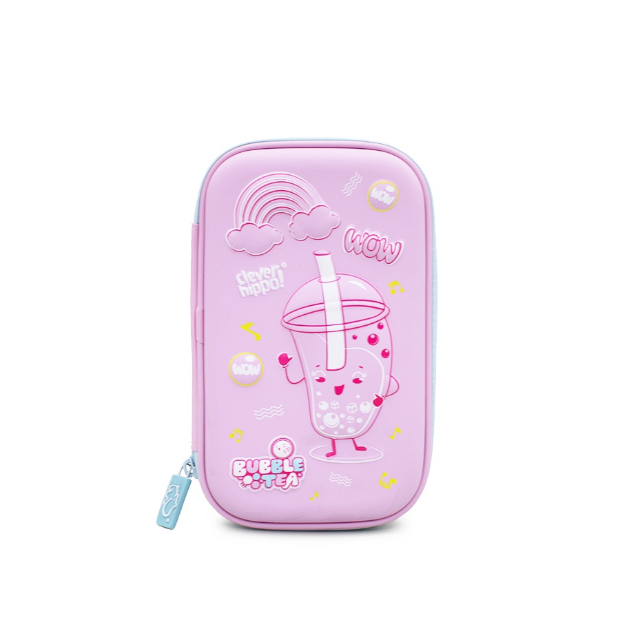 Bóp Viết CLEVERHIPPO  3D  Boba Sành Điệu HC1106/PINK