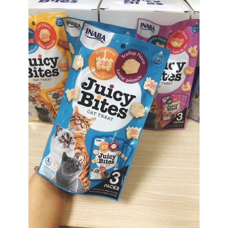 Snack bánh thưởng dạng mềm INABA JUICY BITES