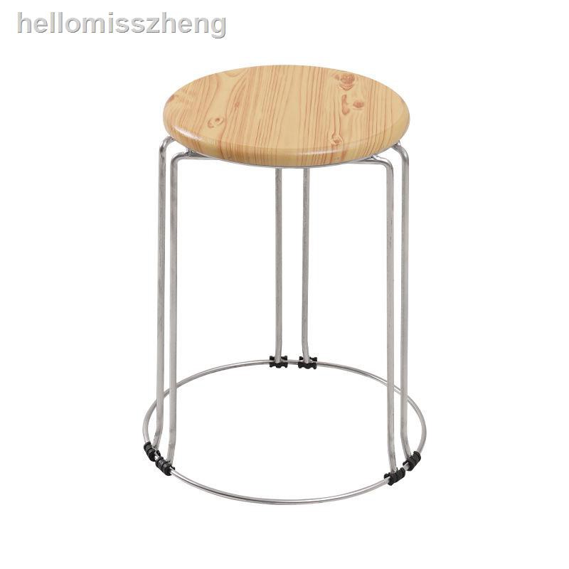 Ghế Đẩu Bằng Nhựa Và Gỗ Thiết Kế Giản Dị Tiện Dụng | BigBuy360 - bigbuy360.vn