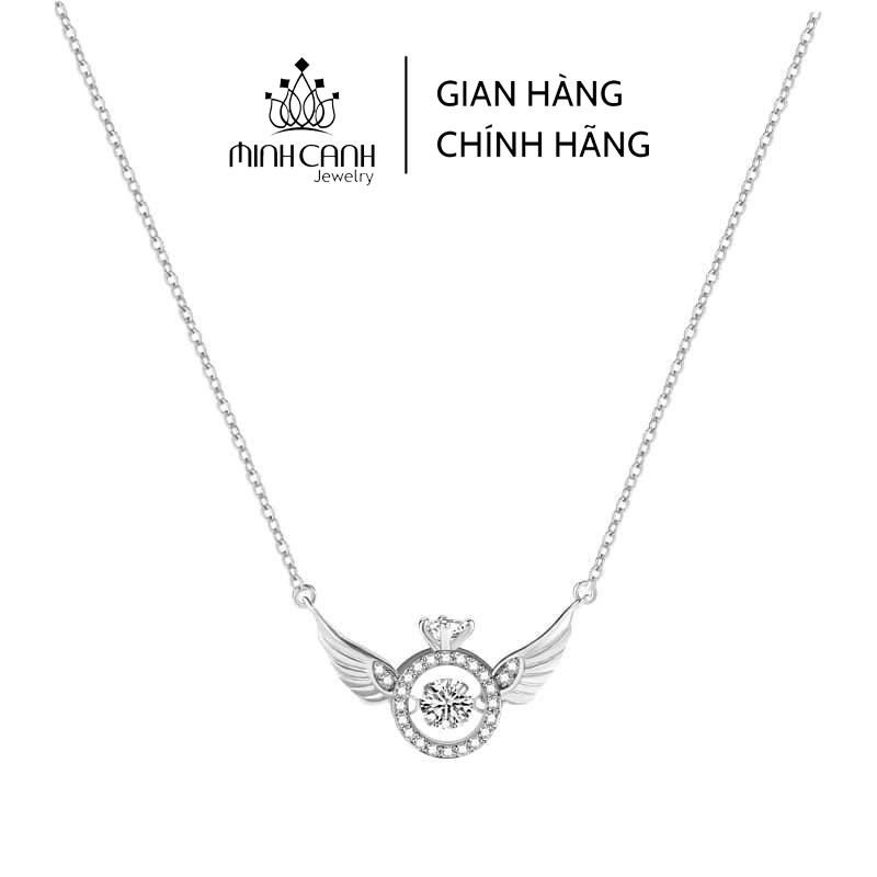Vòng Cổ Bạc Chiếc Nhẫn Đôi Cánh Thiên Thần - Minh Canh Jewelry