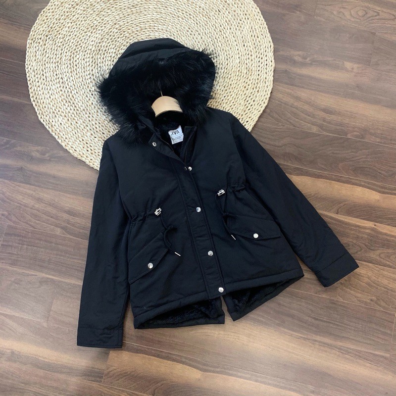 BIG SALE ÁO KHOÁC LÓT LÔNG NỮ DÁNG NGẮN SIÊU ĐẸP AK555