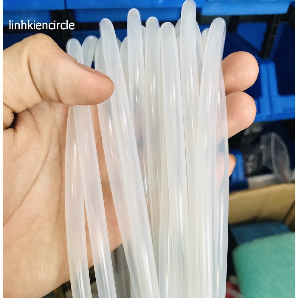 ống silicon chịu nhiệt 200 độ C ống trong 2x4 3x5 3x6 5x7 6x8 10x13mm ống mềm dẻo độ bền cao - mã D0070