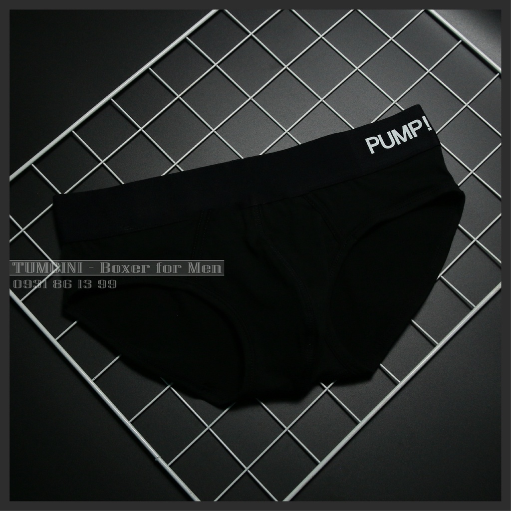 Quần lót nam tam giác sịp chéo cao cấp cotton co giãn 4 chiều thể thao Pump Tumcini P01
