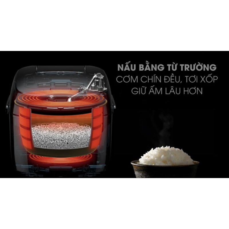 Nồi cơm điện cao tần Midea 1.5 lít MB-HS4007 hàng chính hãng 100%